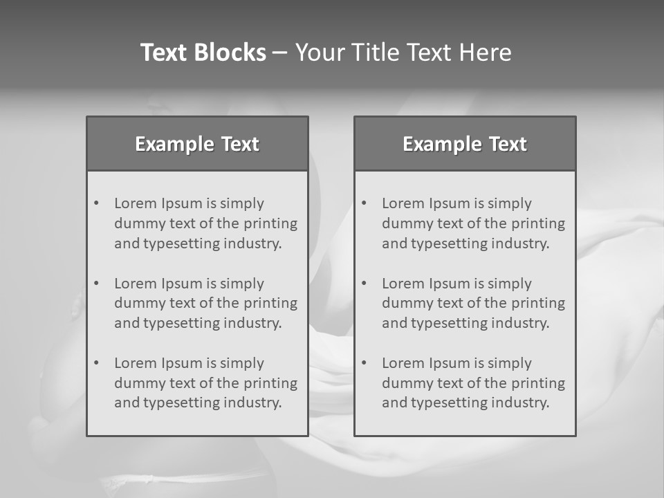 Textile Sensuality Isolated PowerPoint Template