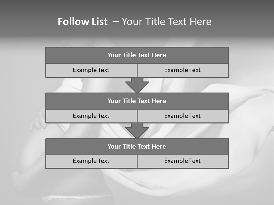 Textile Sensuality Isolated PowerPoint Template