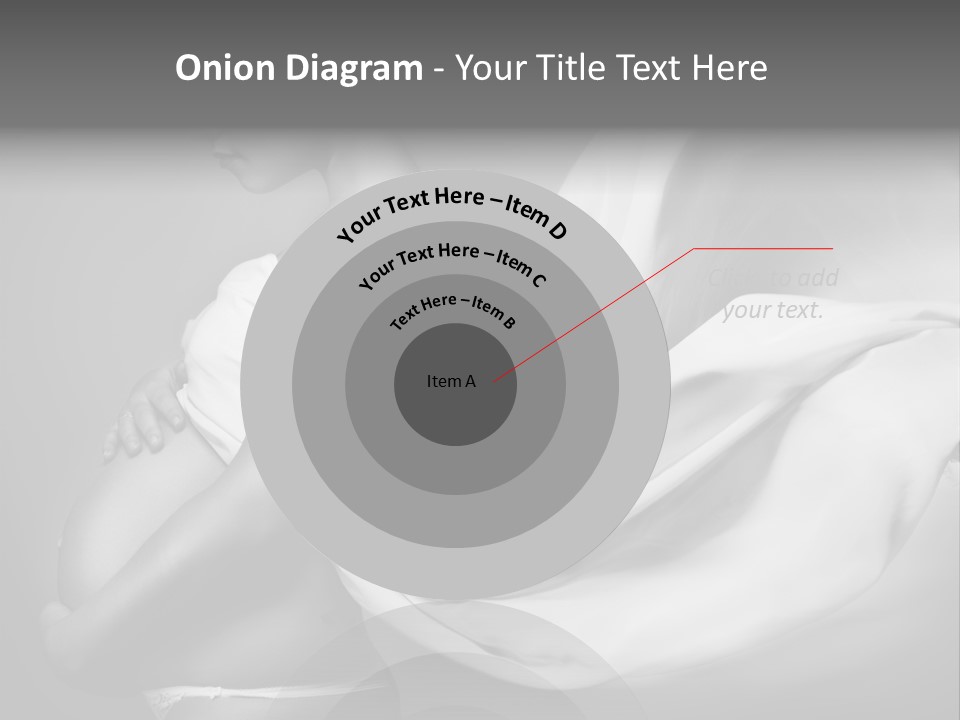 Textile Sensuality Isolated PowerPoint Template