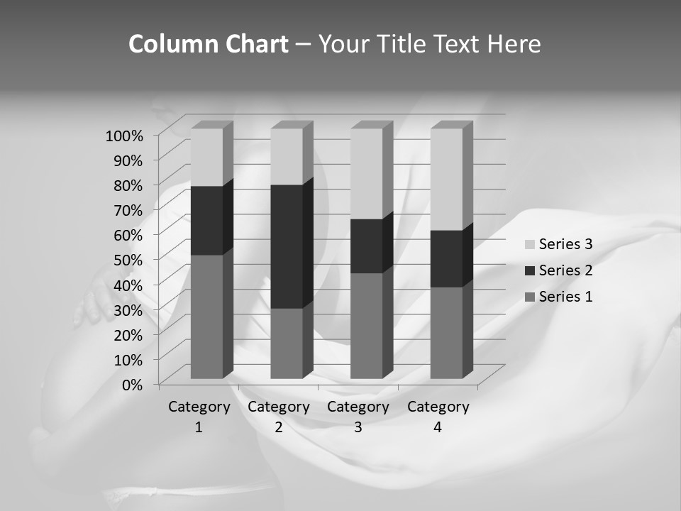 Textile Sensuality Isolated PowerPoint Template