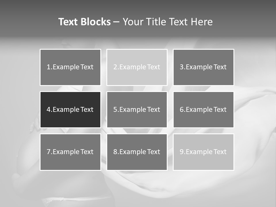 Textile Sensuality Isolated PowerPoint Template