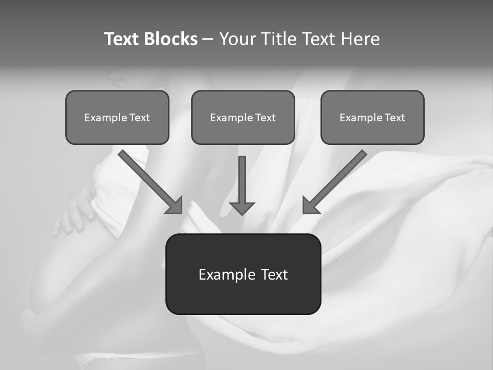 Textile Sensuality Isolated PowerPoint Template