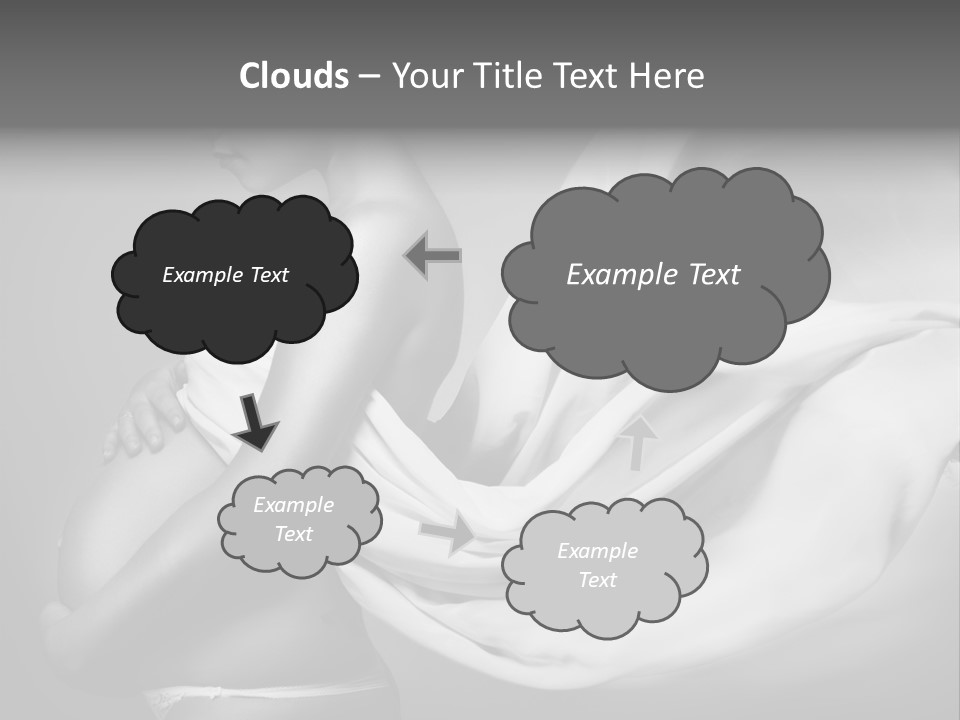 Textile Sensuality Isolated PowerPoint Template