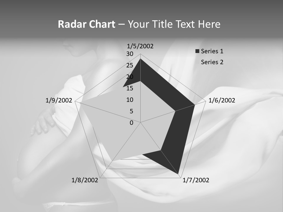 Textile Sensuality Isolated PowerPoint Template