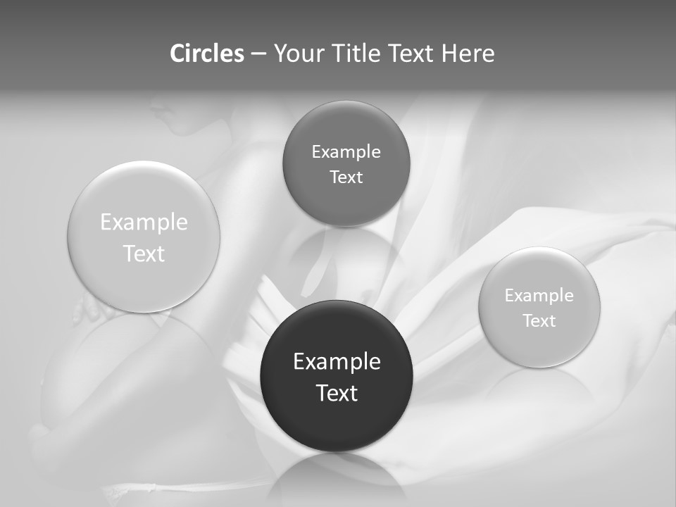 Textile Sensuality Isolated PowerPoint Template