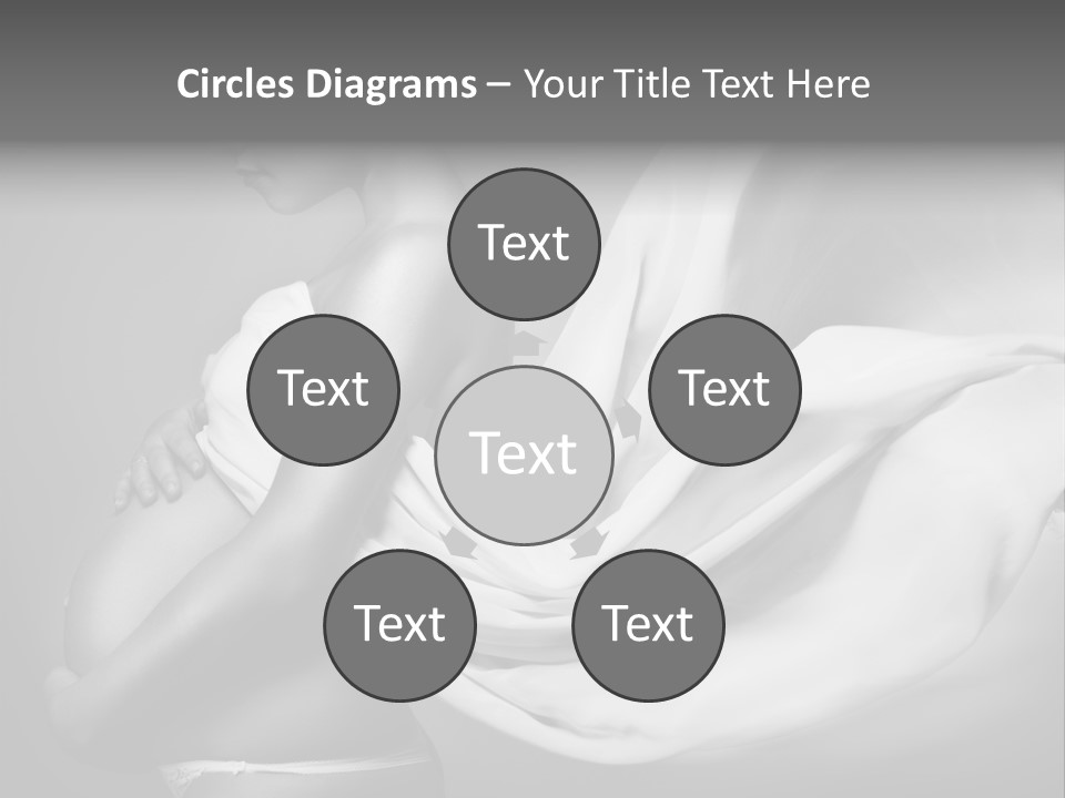 Textile Sensuality Isolated PowerPoint Template