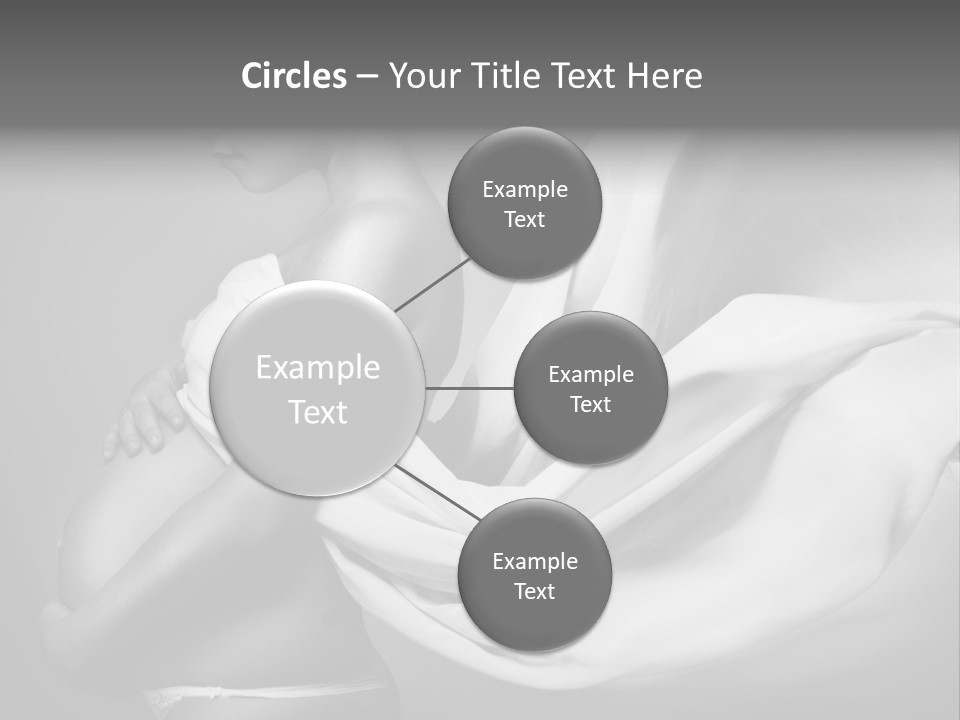 Textile Sensuality Isolated PowerPoint Template