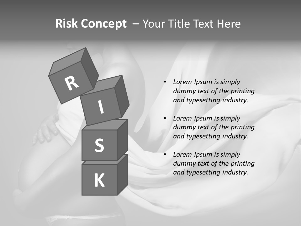 Textile Sensuality Isolated PowerPoint Template