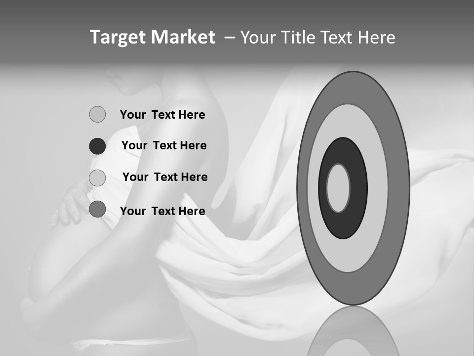 Textile Sensuality Isolated PowerPoint Template