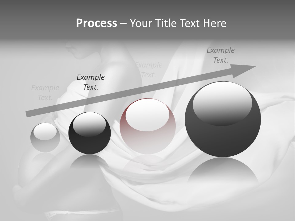 Textile Sensuality Isolated PowerPoint Template