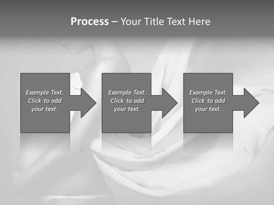 Textile Sensuality Isolated PowerPoint Template