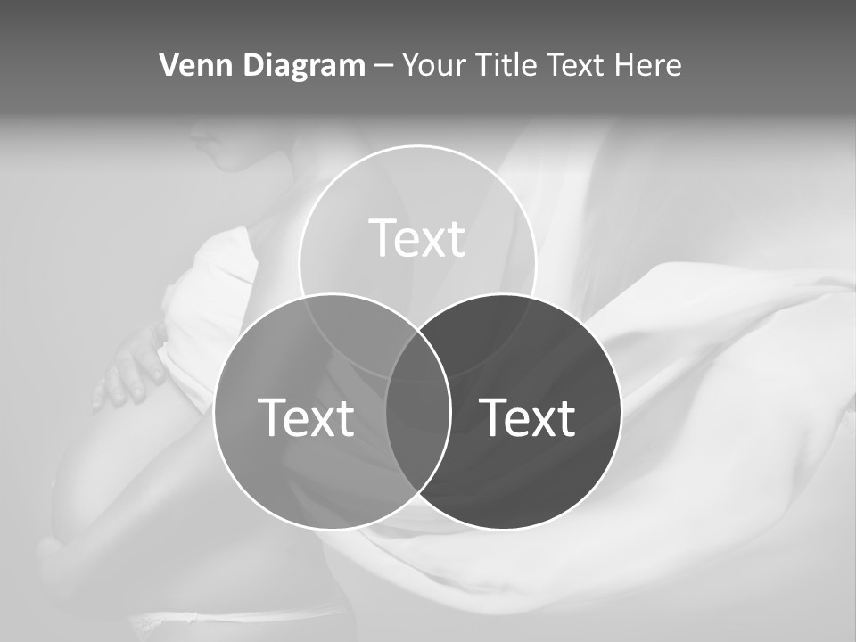 Textile Sensuality Isolated PowerPoint Template