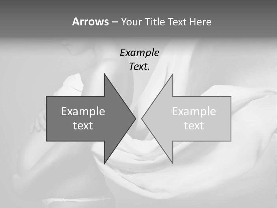 Textile Sensuality Isolated PowerPoint Template