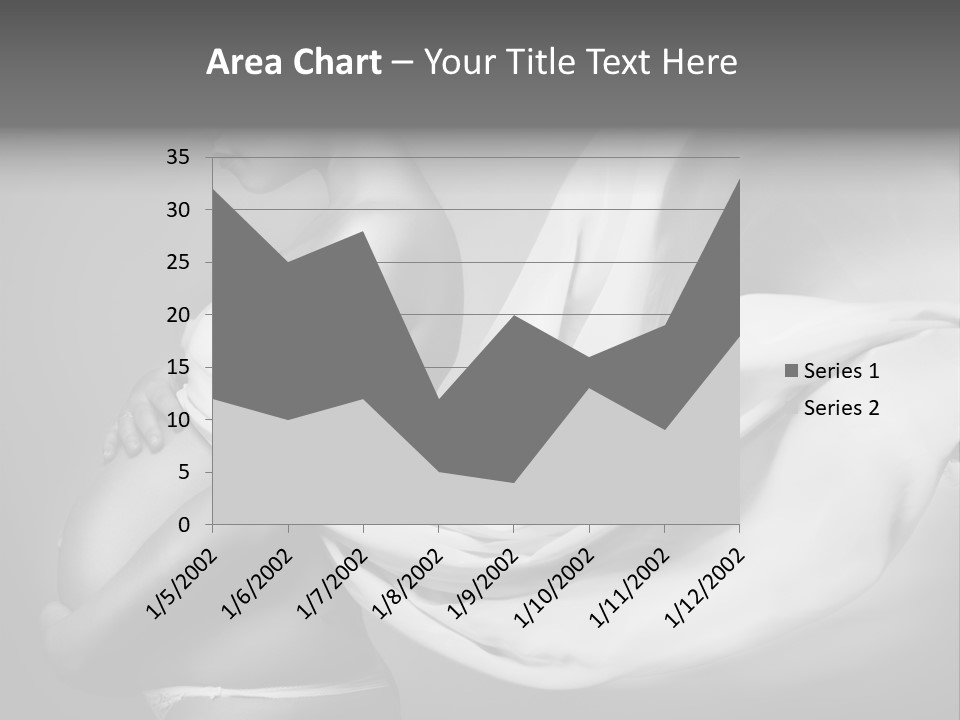 Textile Sensuality Isolated PowerPoint Template