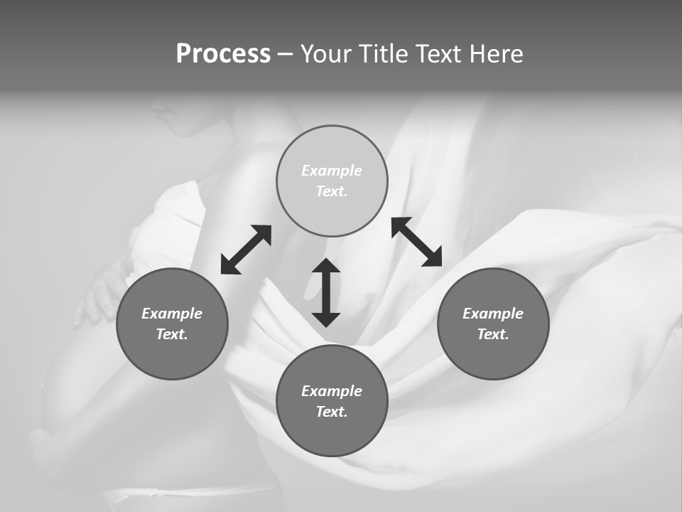 Textile Sensuality Isolated PowerPoint Template