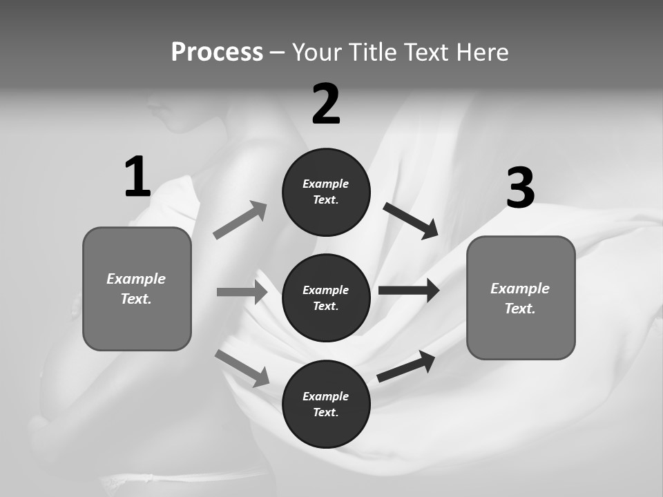 Textile Sensuality Isolated PowerPoint Template