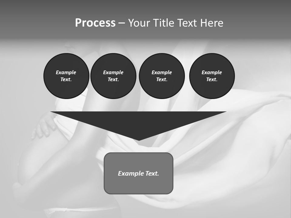 Textile Sensuality Isolated PowerPoint Template