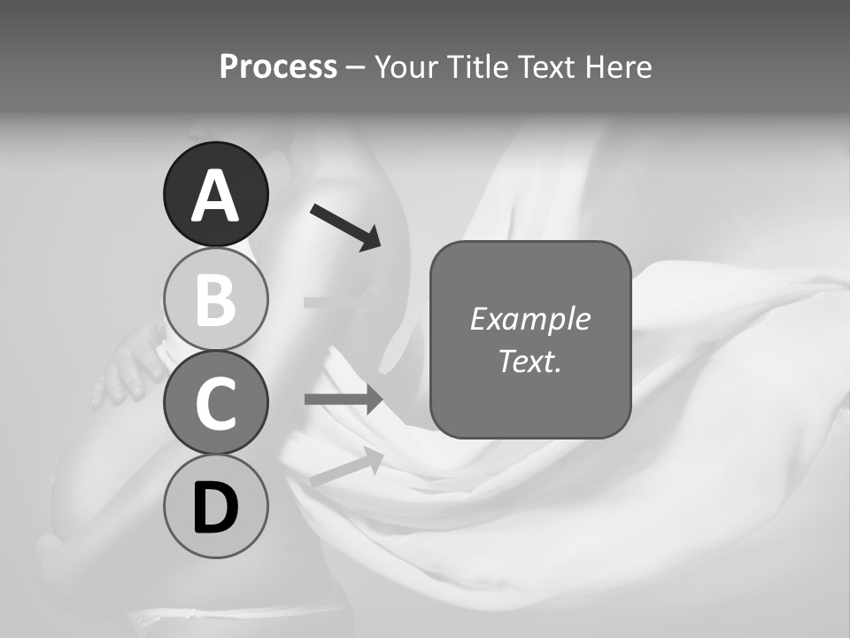 Textile Sensuality Isolated PowerPoint Template