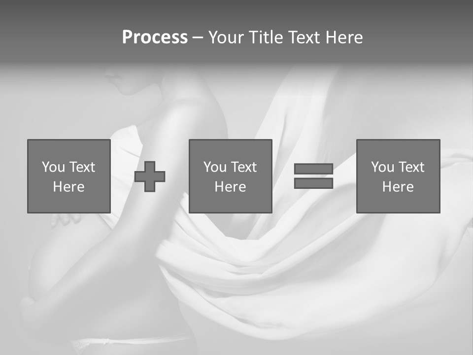 Textile Sensuality Isolated PowerPoint Template