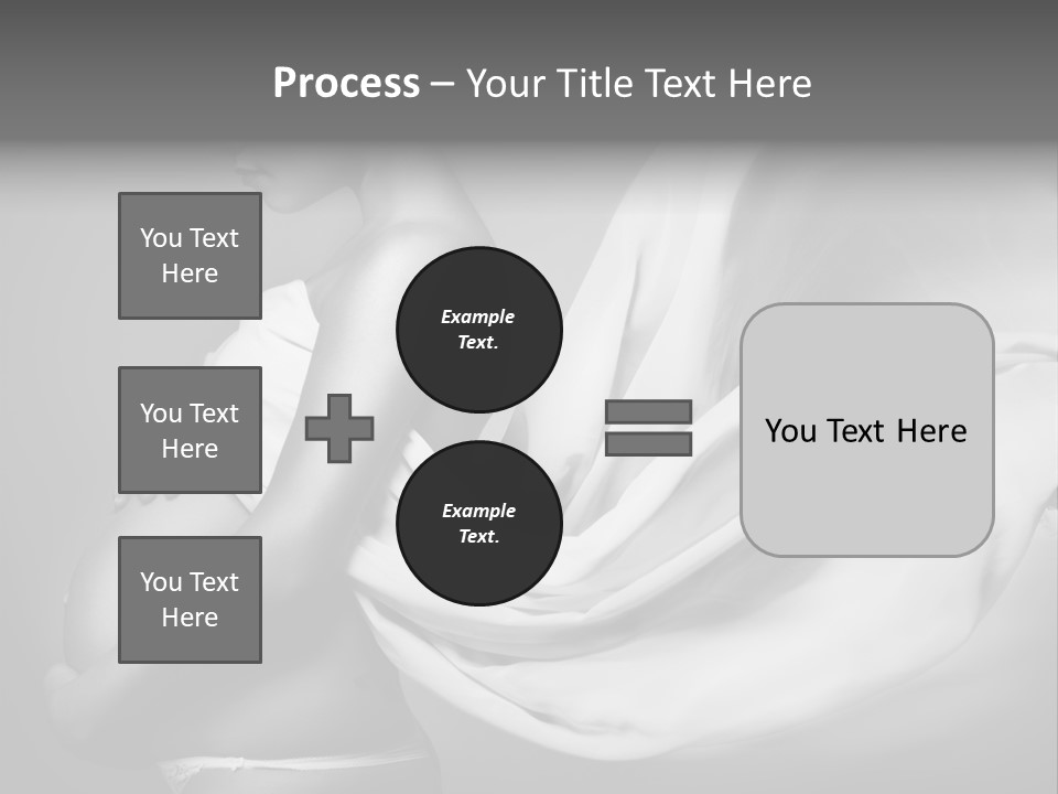 Textile Sensuality Isolated PowerPoint Template