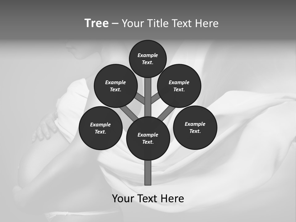 Textile Sensuality Isolated PowerPoint Template