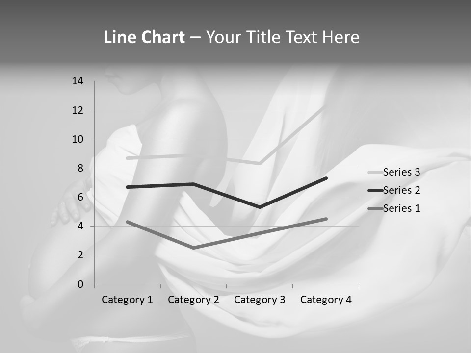 Textile Sensuality Isolated PowerPoint Template