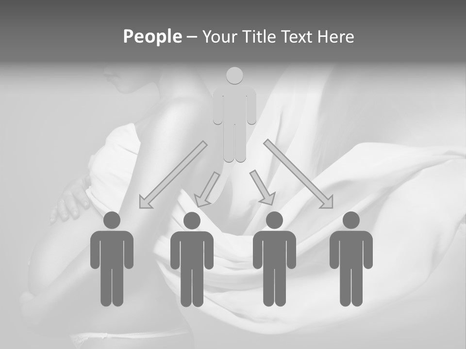 Textile Sensuality Isolated PowerPoint Template