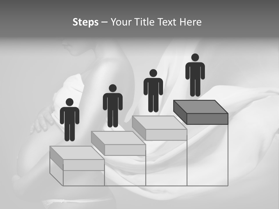 Textile Sensuality Isolated PowerPoint Template