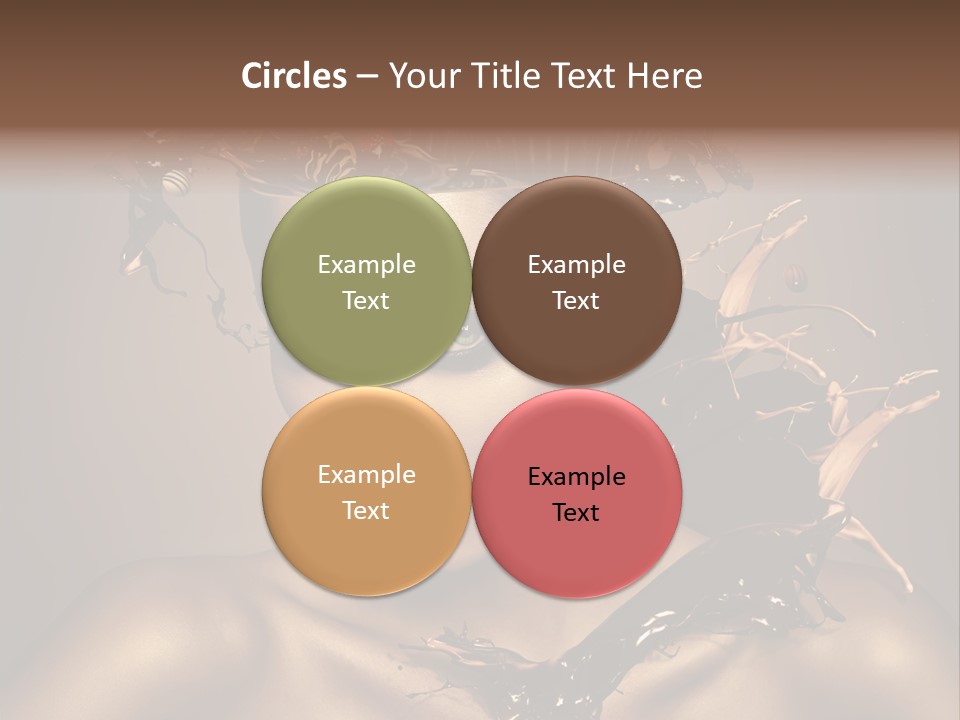 Food Young Beauty PowerPoint Template