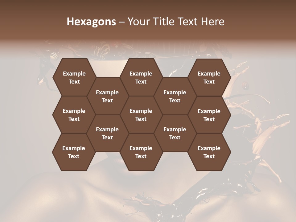 Food Young Beauty PowerPoint Template