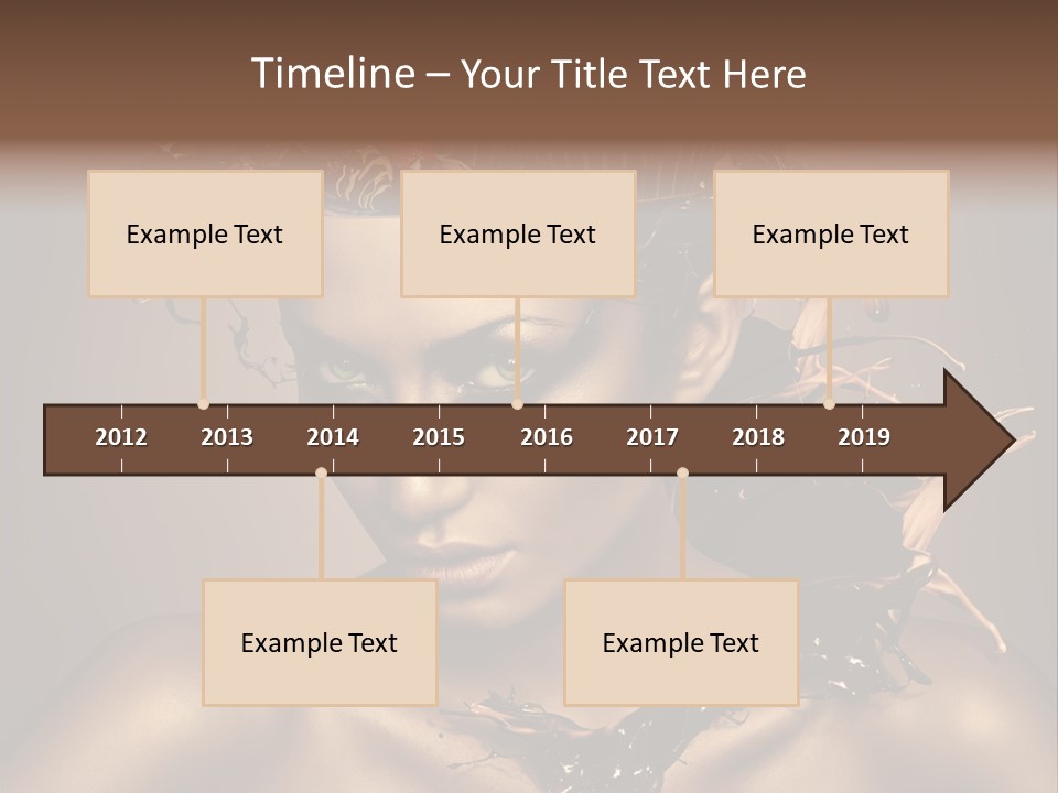 Food Young Beauty PowerPoint Template