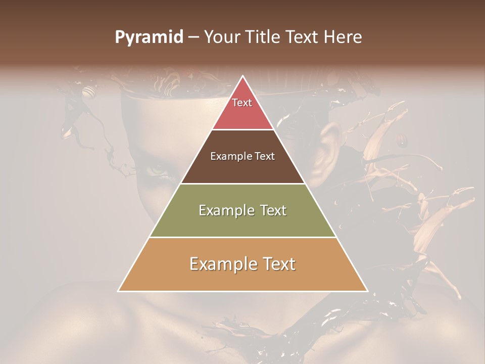 Food Young Beauty PowerPoint Template