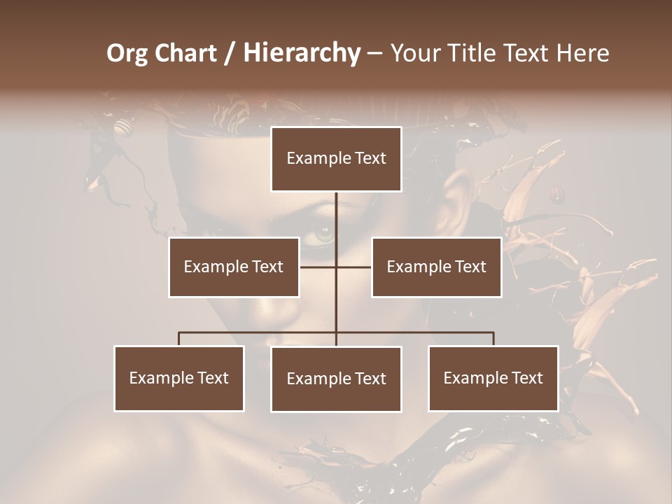 Food Young Beauty PowerPoint Template