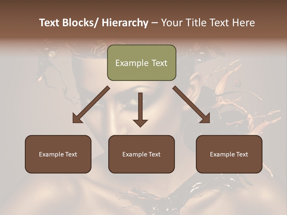 Food Young Beauty PowerPoint Template