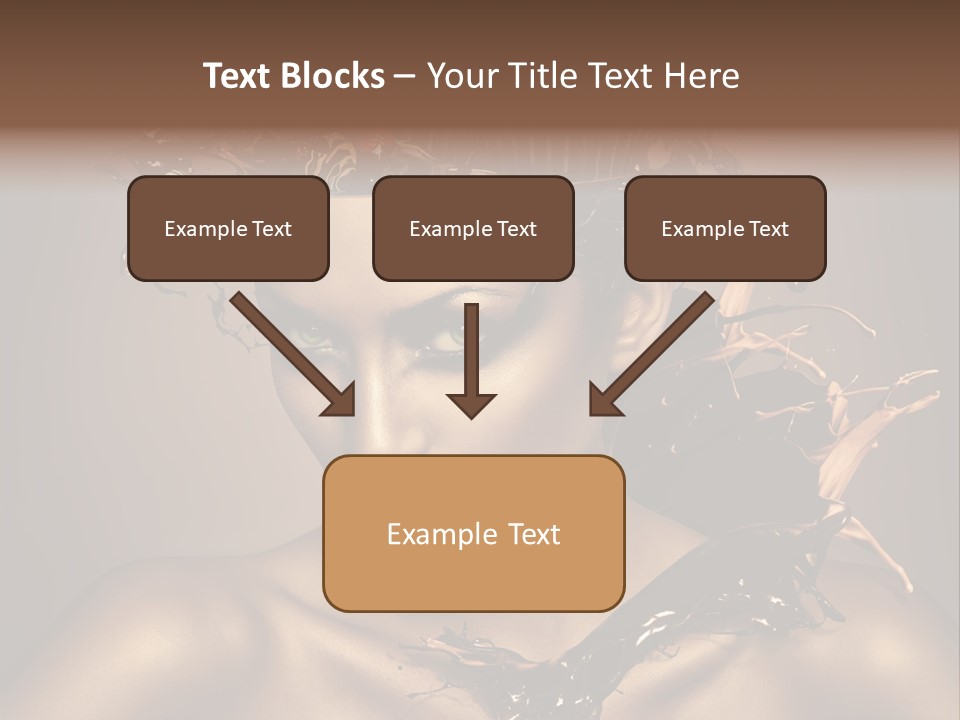 Food Young Beauty PowerPoint Template