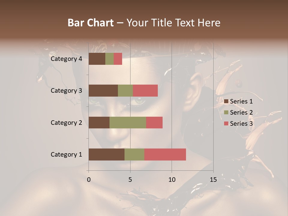 Food Young Beauty PowerPoint Template