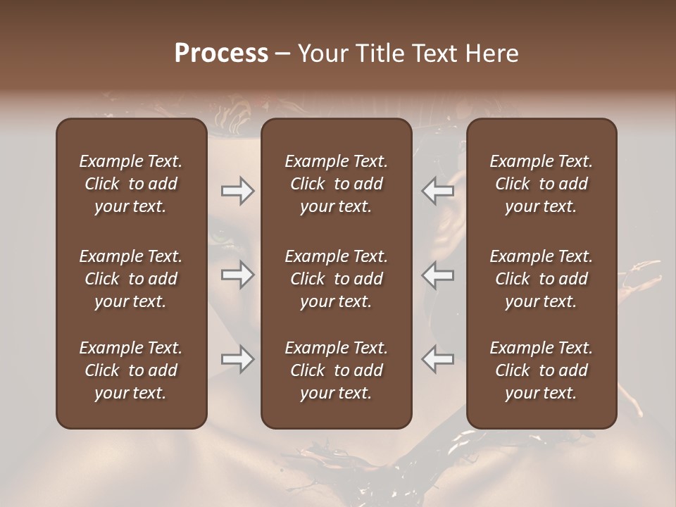 Food Young Beauty PowerPoint Template