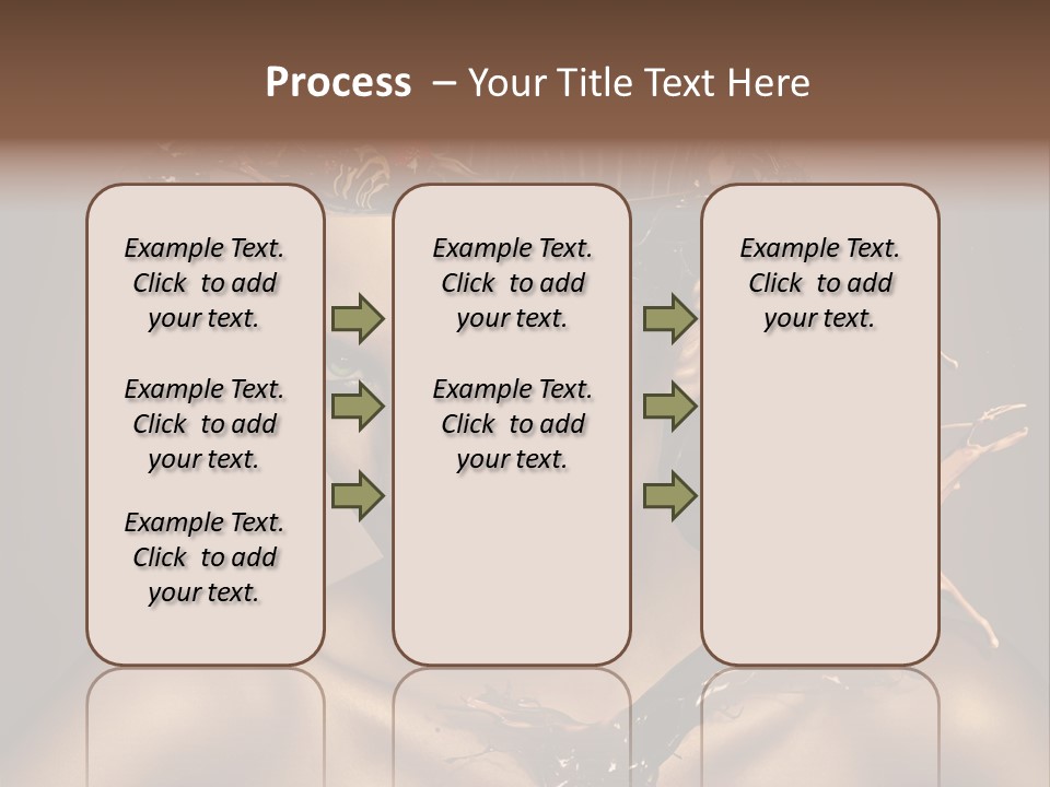 Food Young Beauty PowerPoint Template