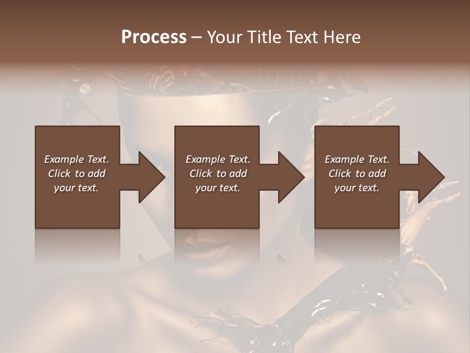 Food Young Beauty PowerPoint Template