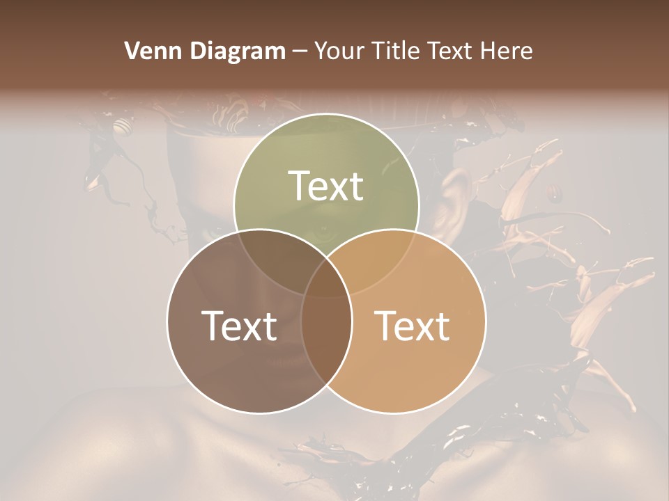 Food Young Beauty PowerPoint Template