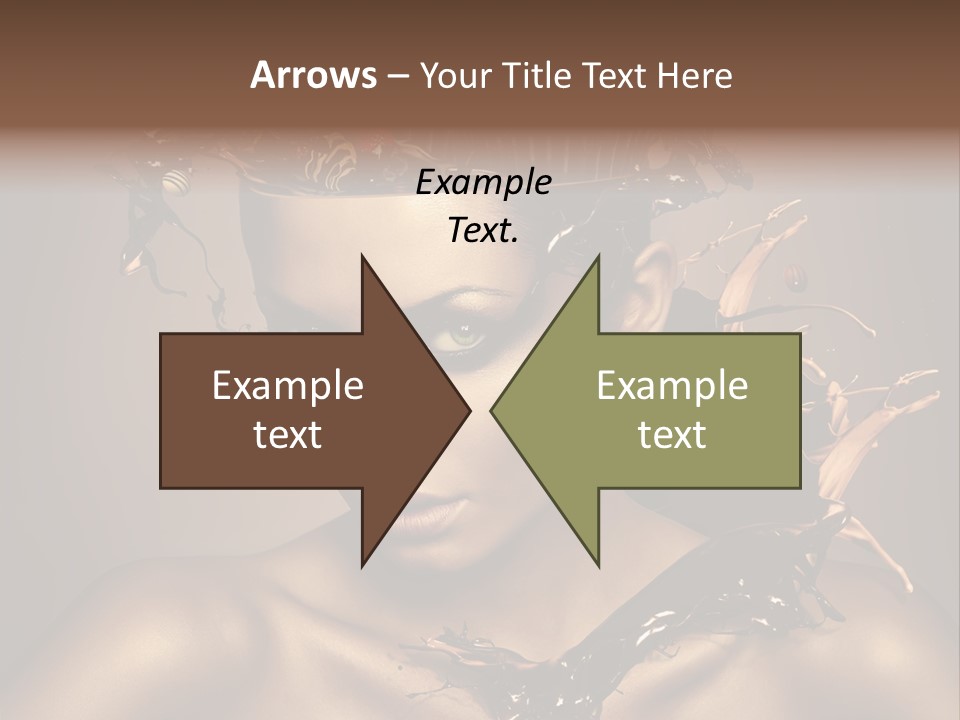 Food Young Beauty PowerPoint Template