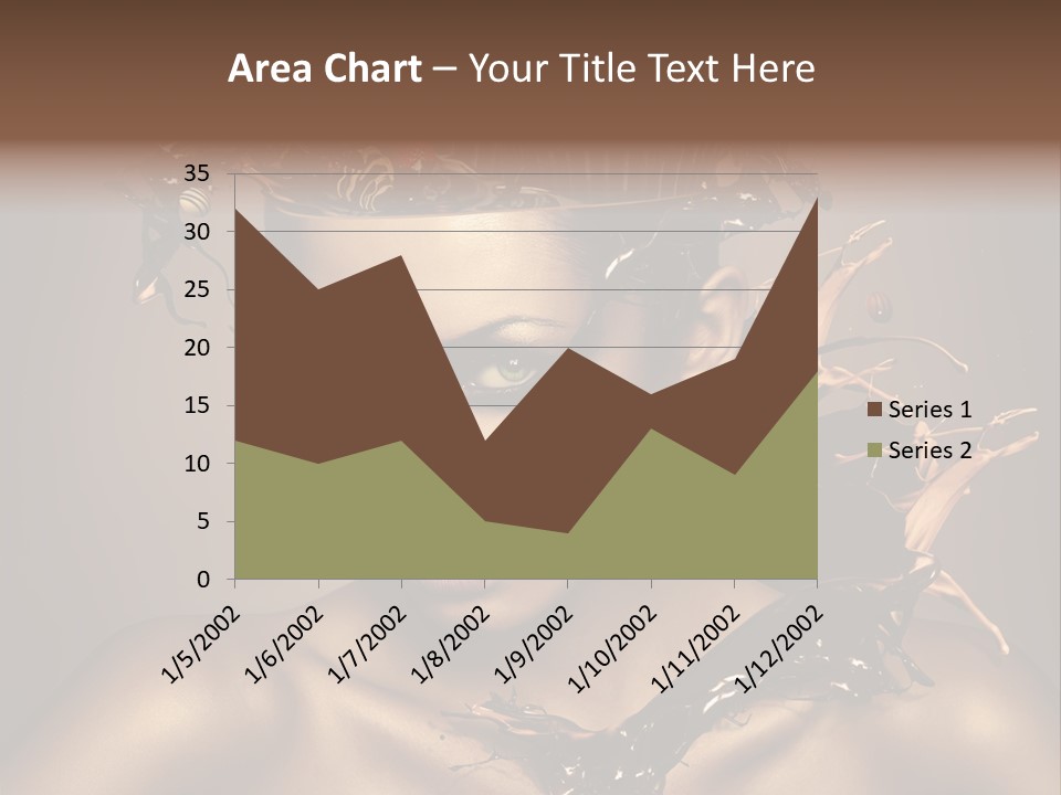 Food Young Beauty PowerPoint Template