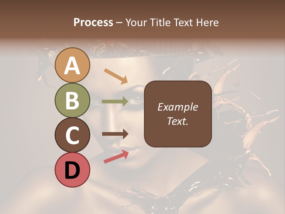 Food Young Beauty PowerPoint Template