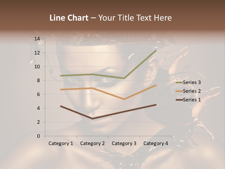 Food Young Beauty PowerPoint Template