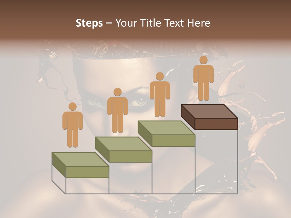 Food Young Beauty PowerPoint Template