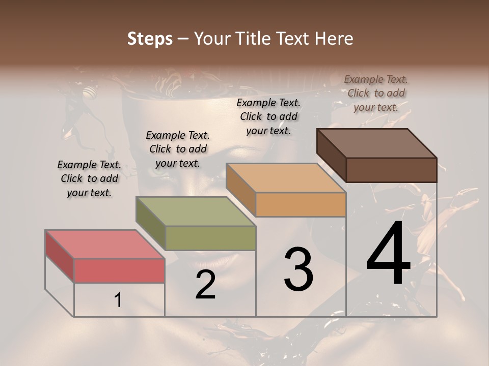 Food Young Beauty PowerPoint Template