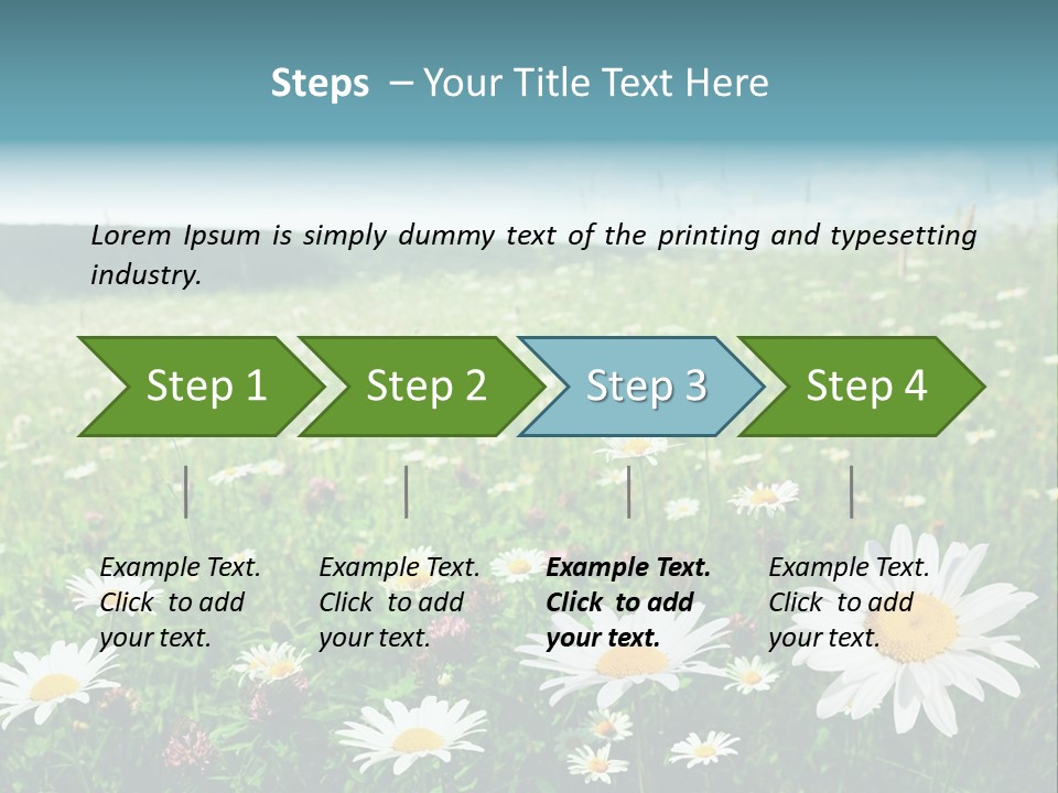 Green Day Sunlight PowerPoint Template