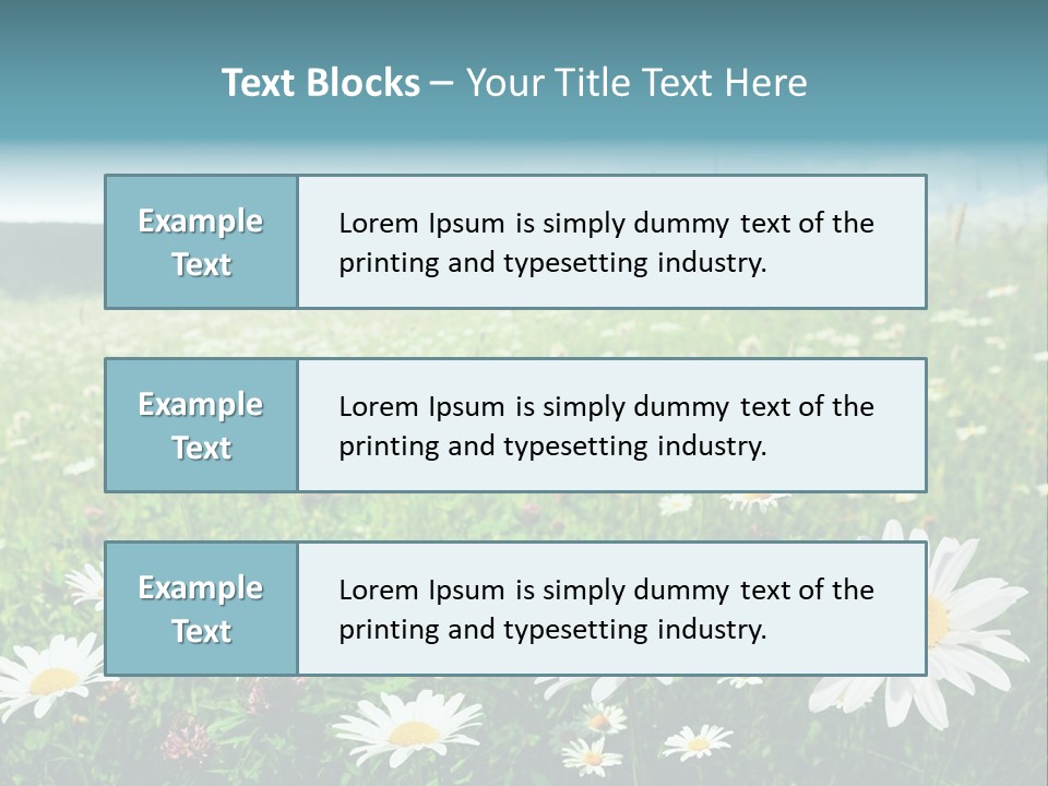 Green Day Sunlight PowerPoint Template