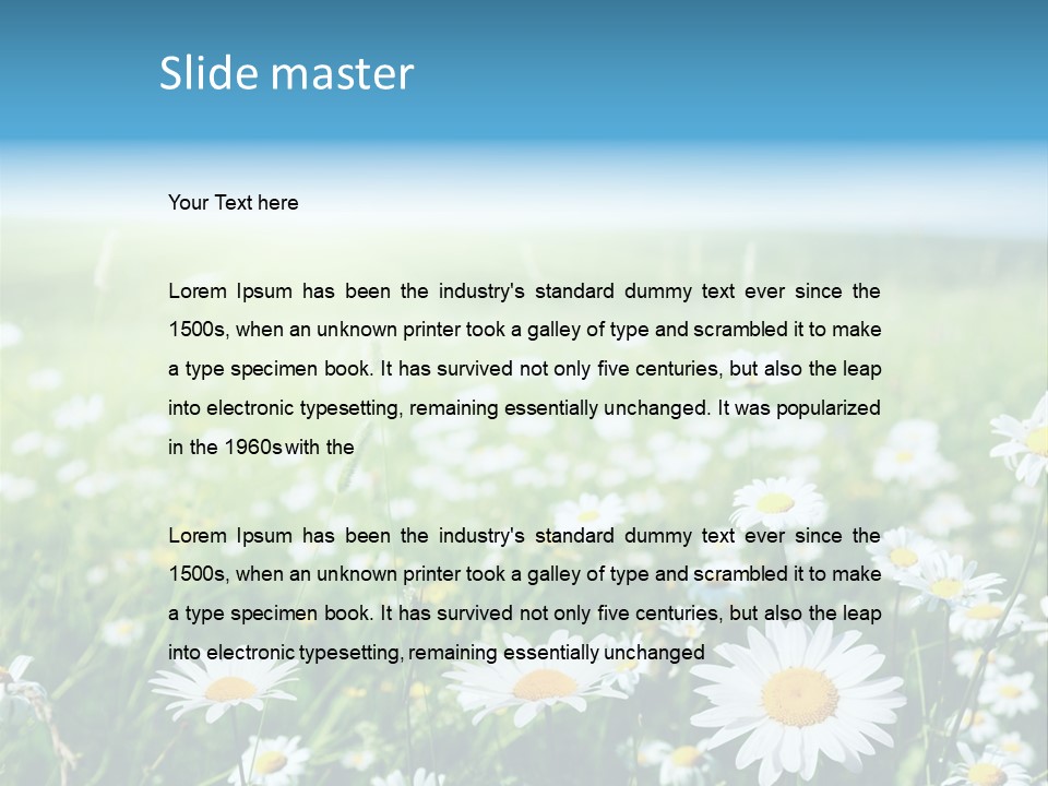 Nobody Horizon Scenic PowerPoint Template