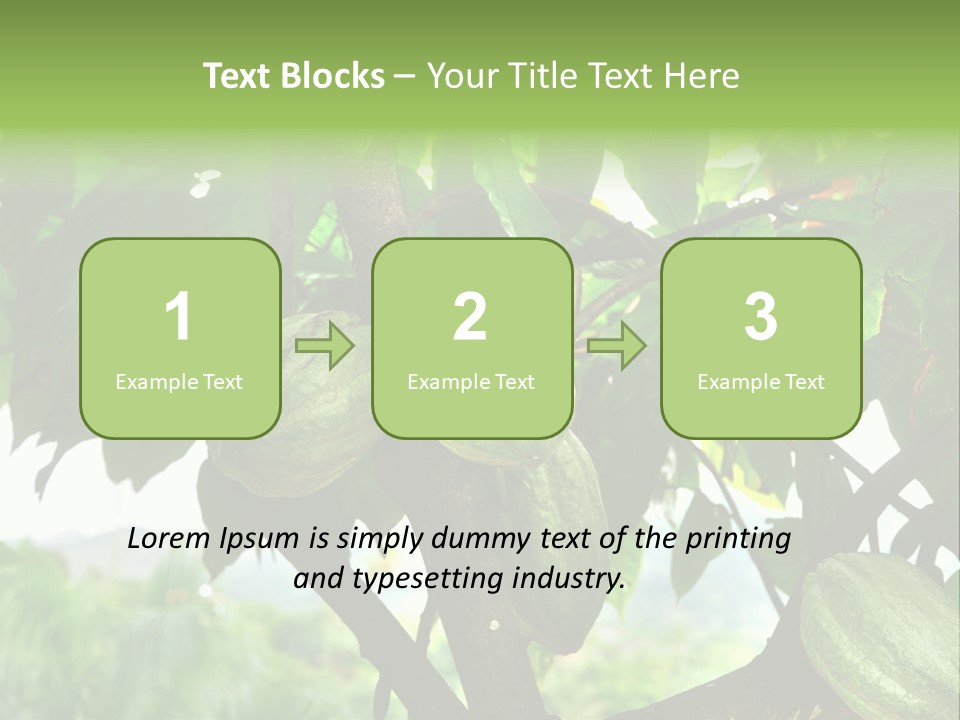 Haiti Forest Flora PowerPoint Template